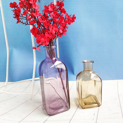 Colorful Glass Vase - Sleek Home Decor