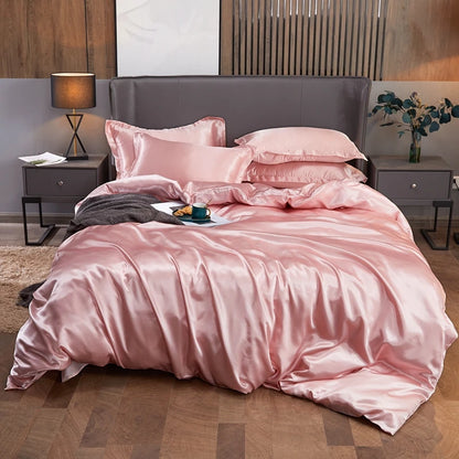 Satin Bedding Set - Sleek Home Decor