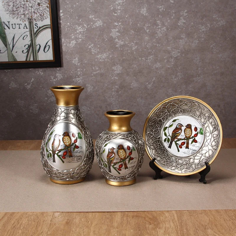 3 Piece Set Ceramic Vase - Sleek Home Decor