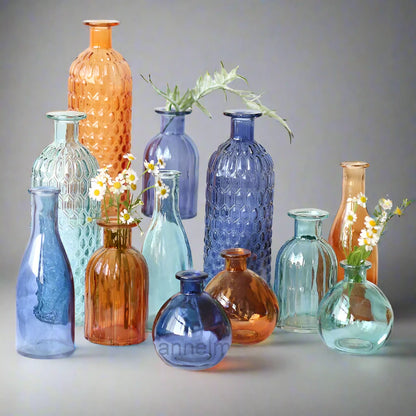 Colorful Glass Vases - Sleek Home Decor