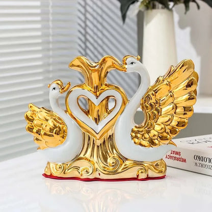 Ceramic Swan Vase - Sleek Home Decor